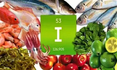 Продукты содержащие много йода