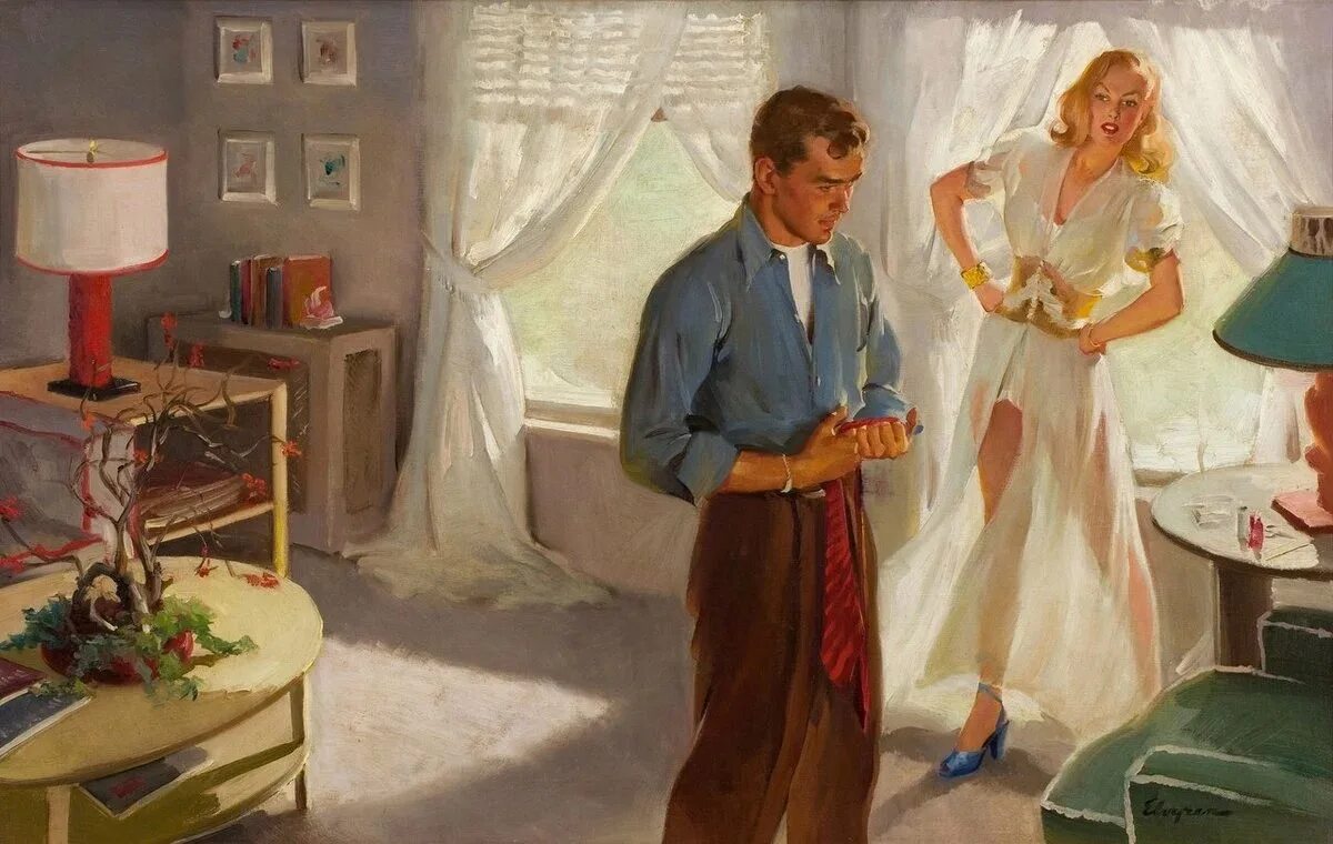 Жена пришла в гости. Супруги живопись. Советская живопись мужчина и женщина. Муж и жена живопись. Живопись мужчина и женщина дома.