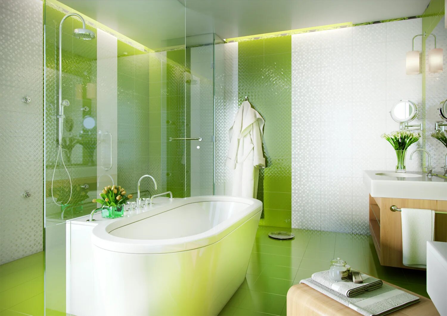 Ванная комната ру. Плитка Голден релакс Тайл зеленая. Керамическая плитка релакс Голден Тайл. Golden Tile Relax зеленый. Салатовая ванная.