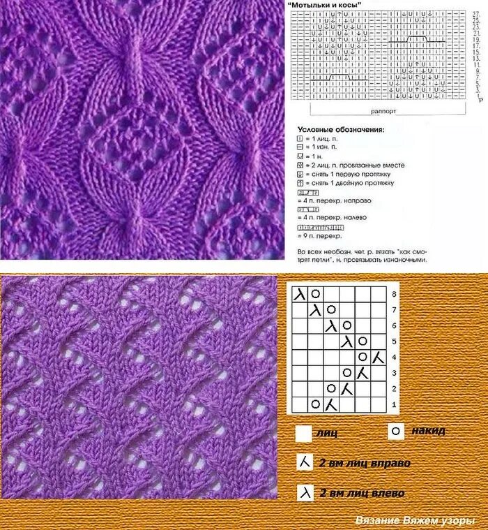 Красивые узоры спицами для начинающих. Образцы вязание спицами ажурные со схемами. Вязание спицами схемы узоров кофточек. Как вязать узоры спицами для начинающих.