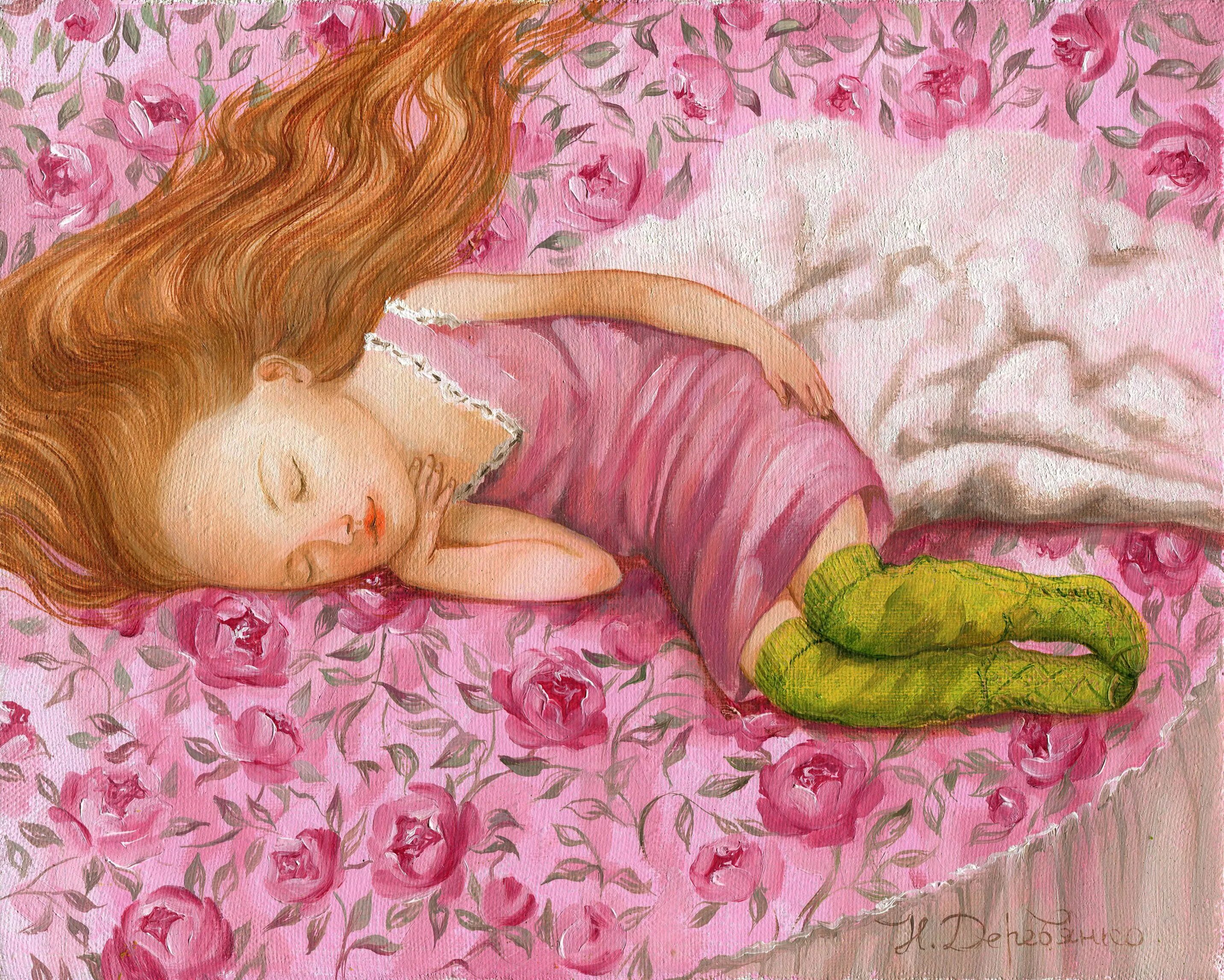 И рыжую девчонку ото сна. Красивые иллюстрации.