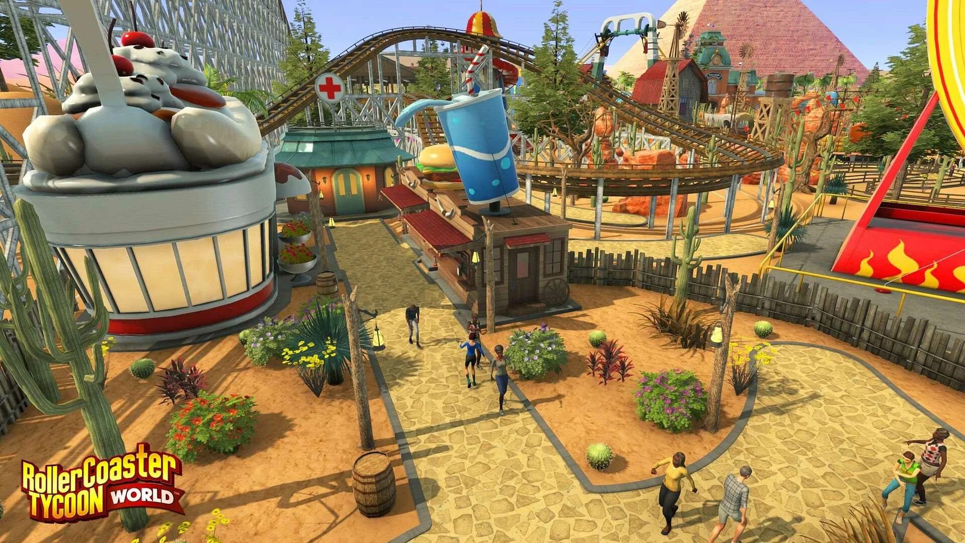 Парк приключений игра. Парк развлечений Rollercoaster Tycoon. Rollercoaster Tycoon World ПК. Игра парк аттракционов 1999. Rollercoaster Tycoon 4.