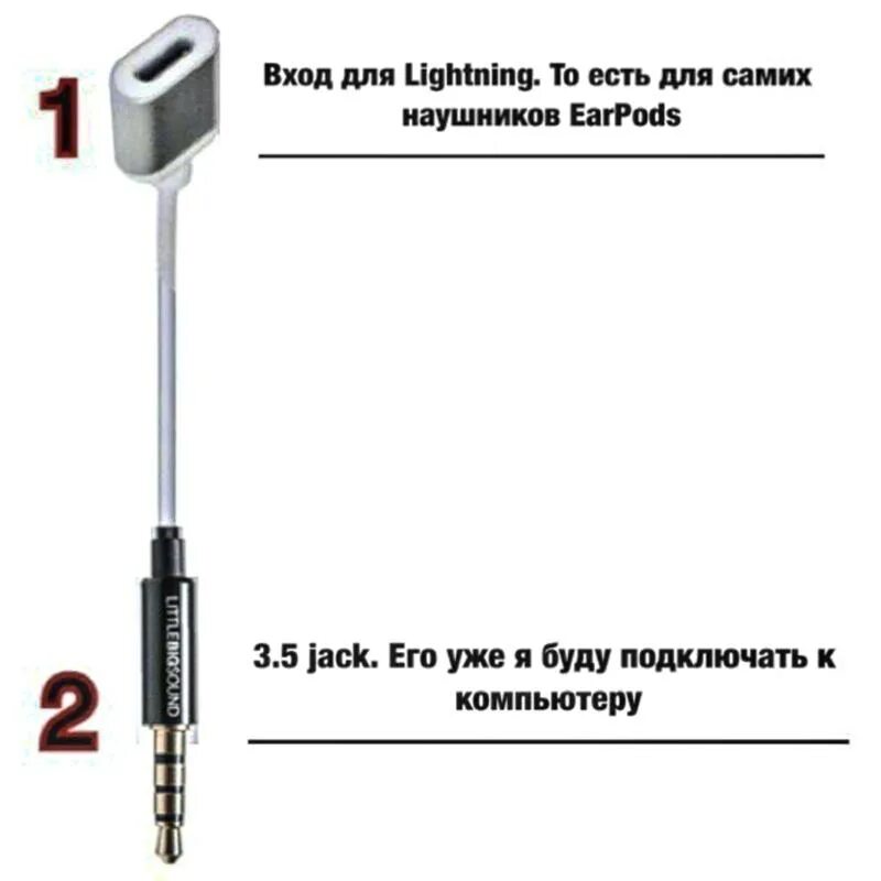 Ответы : Как подключить EarPods с разъёмом Lightning к ноутбуку