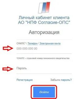 Пенсионный фонд согласие