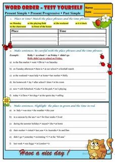 Ordering test