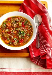 Мясной суп с чечевицей рецепты