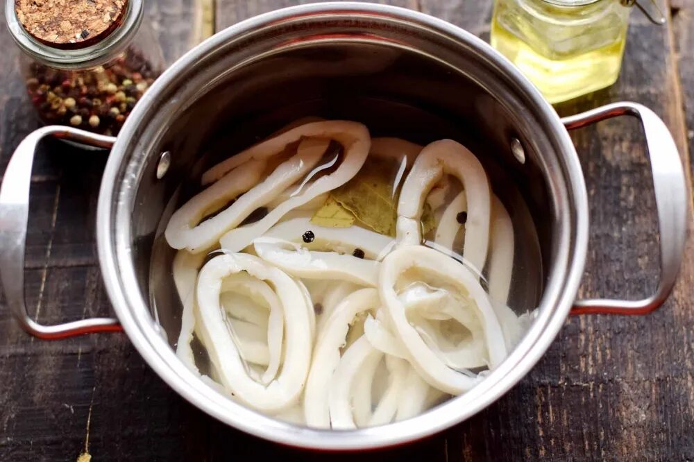 Как замариновать кальмары