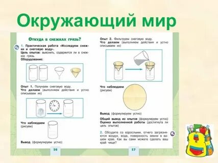 Виды опытов в начальной школе