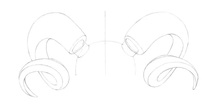 Рога рисунок. Рога карандашом. Рога рисунок карандашом. Рога дьявола рисунок. Легкий рог