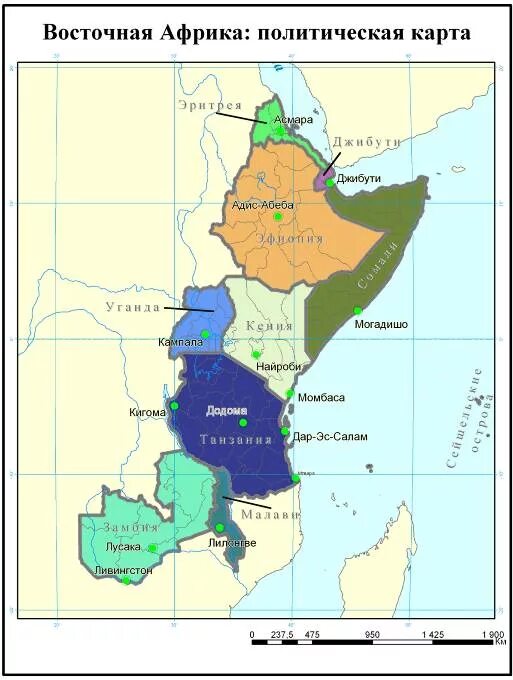 Где восточная африка. Государства Восточной Африки на карте. Политическая карта Северо Восточная Африка. Северо Восточная Африка на карте. Страны Восточной Африки 7 класс.