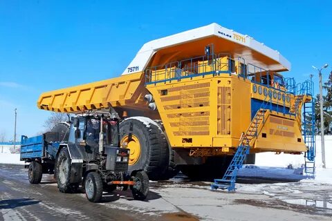 Сколько весит белаз в тоннах