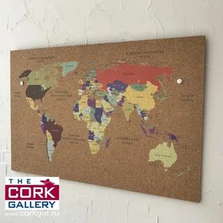 Карта пробки стену
