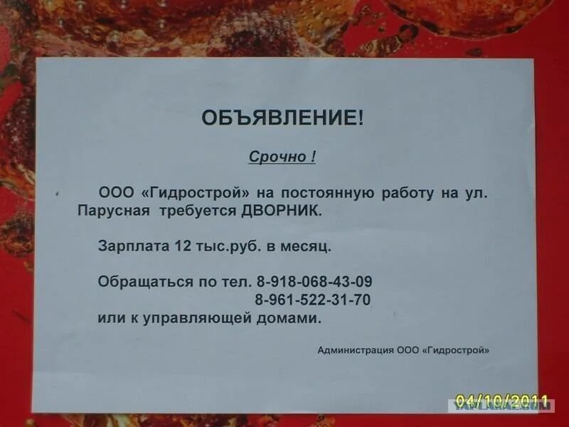Куда подавать объявления о работе. Объявление о работе образец. объявление о приеме на работу. примеры объявлений о приеме на работу. объявление о работе пример.