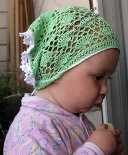 Схема вязания косынки чепчика спицами