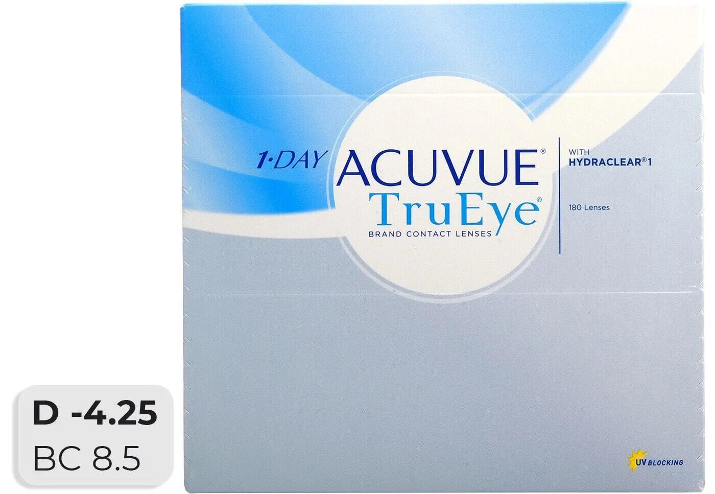 Acuvue 1-Day TRUEYE (180 линз). Acuvue TRUEYE with Hydraclear однодневные -2.75/14.2/9.0 90шт. 1-Day Acuvue TRUEYE with Hydraclear 1. Линзы Acuvue true Eye 1 Day.