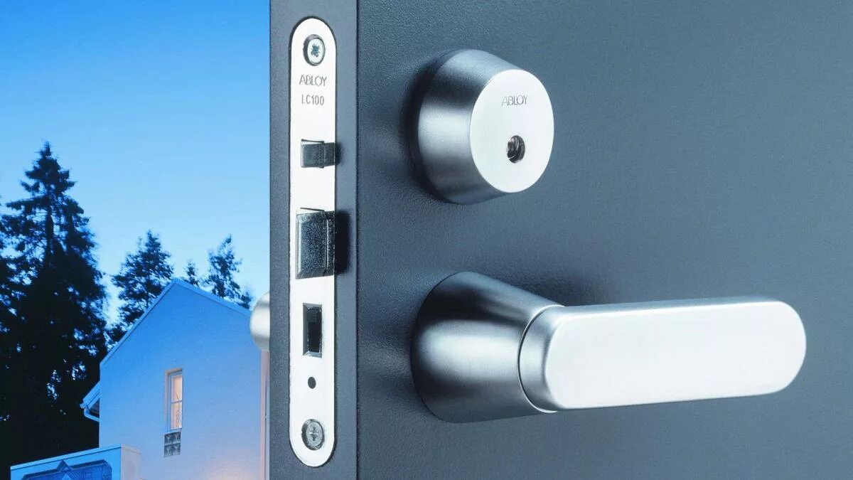 Звук входной двери. Замок ASSA Abloy. Замок дверной врезной Abloy. Замок Abloy el502. Электронный замок ASSA Abloy.