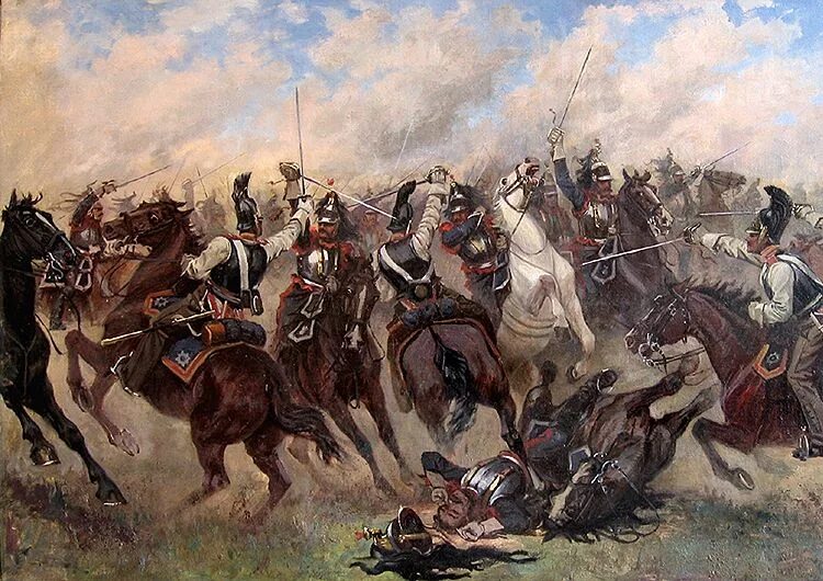 Атака конной гвардии Мазуровский. Сражение Кирасир 1812 год Бородино. Атака Кирасир 1812.