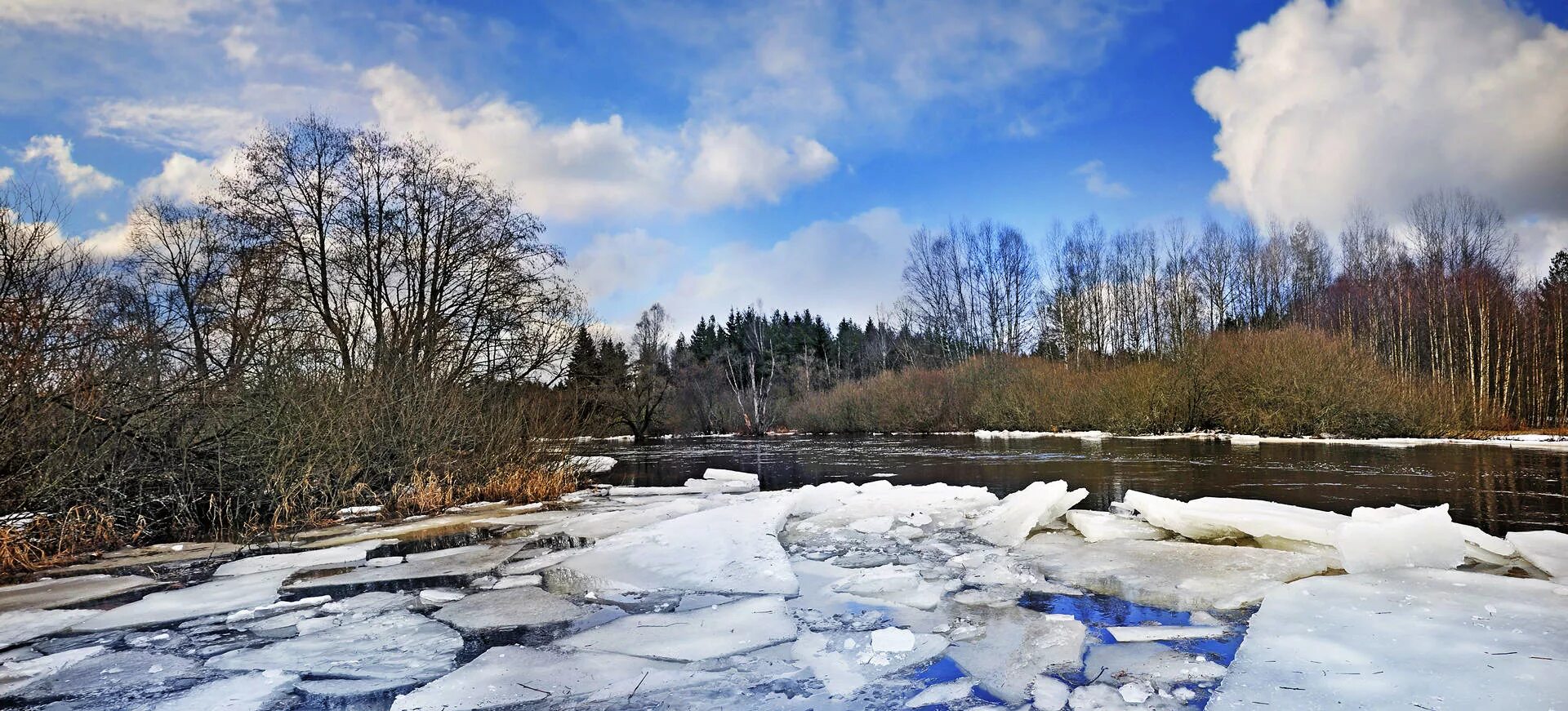 весной рано сходит снег