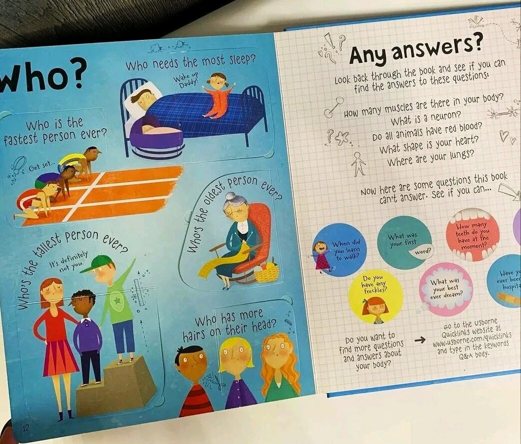 Questions about books. Questions about books