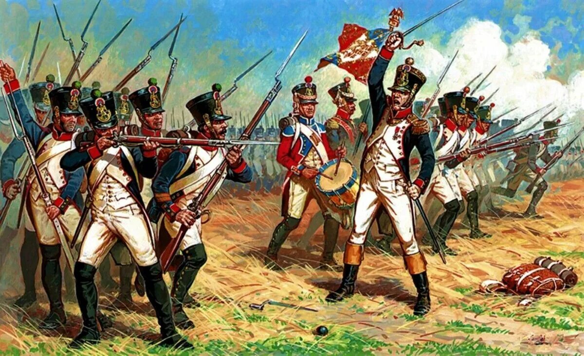 Французская армия 1812 года. Французская линейная пехота 1812. Пехота армии Наполеона 1812. Пехота Наполеона 1804-1815.