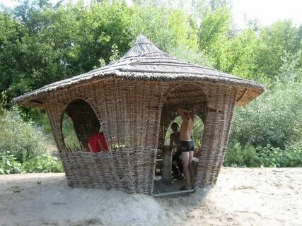 Беседка своими руками из подручных