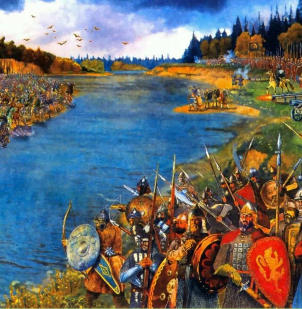Освобождение от монголо татарского. Битва на Угре 1480. 1480 Год великое стояние на реке Угре. Хан Ахмат 1480.