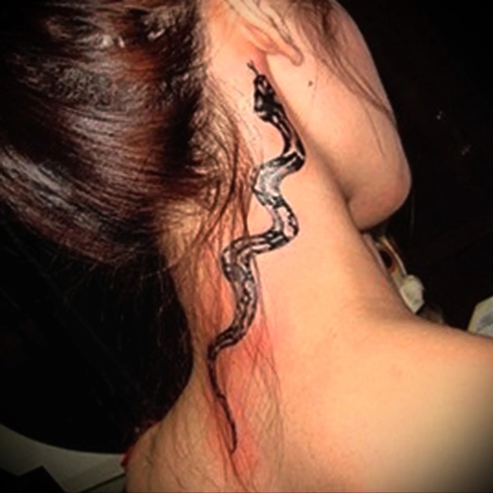 Тату змея на щеке. Девушка змея. Девушка со змеями. Змея на шее девушки. Девушка со змеями.