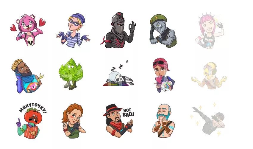 Наклейки в стиле фортнайт. Наклейки fortnite. Эмодзи фортнайт. Стикеры фортнайт. Фортнайт стикеры тг.