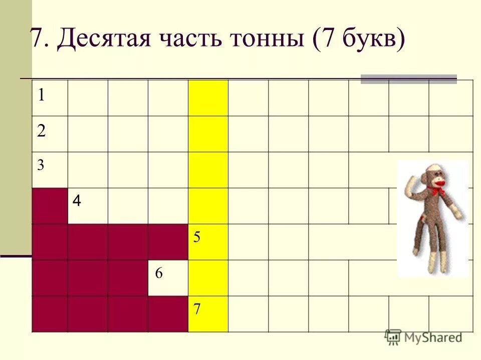 Десятая часть тонны составляет