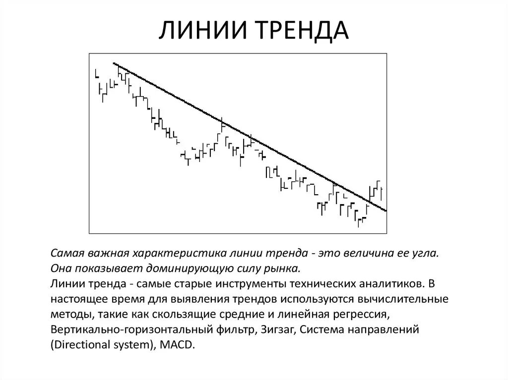 Какие графики позволяют обнаружить тренд Диаграммы и графики информатика, прочее