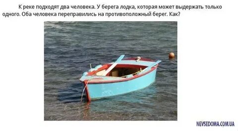 На берегу лодка и два человека