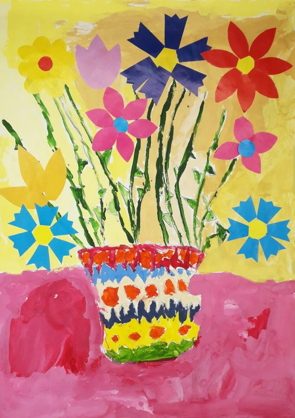 Рисунок с элементами аппликации. Рисование с элементами аппликации панно красивые цветы. Панно красивые цветы рисование в старшей группе. Панно красивые цветы рисование в старшей группе. Рисование цветов с элементами аппликации.