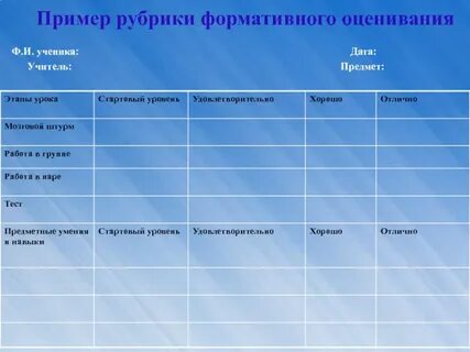 Рубрика примеры