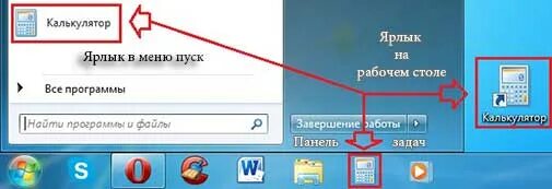 Создать ярлык калькулятор. Создать ярлык калькулятор