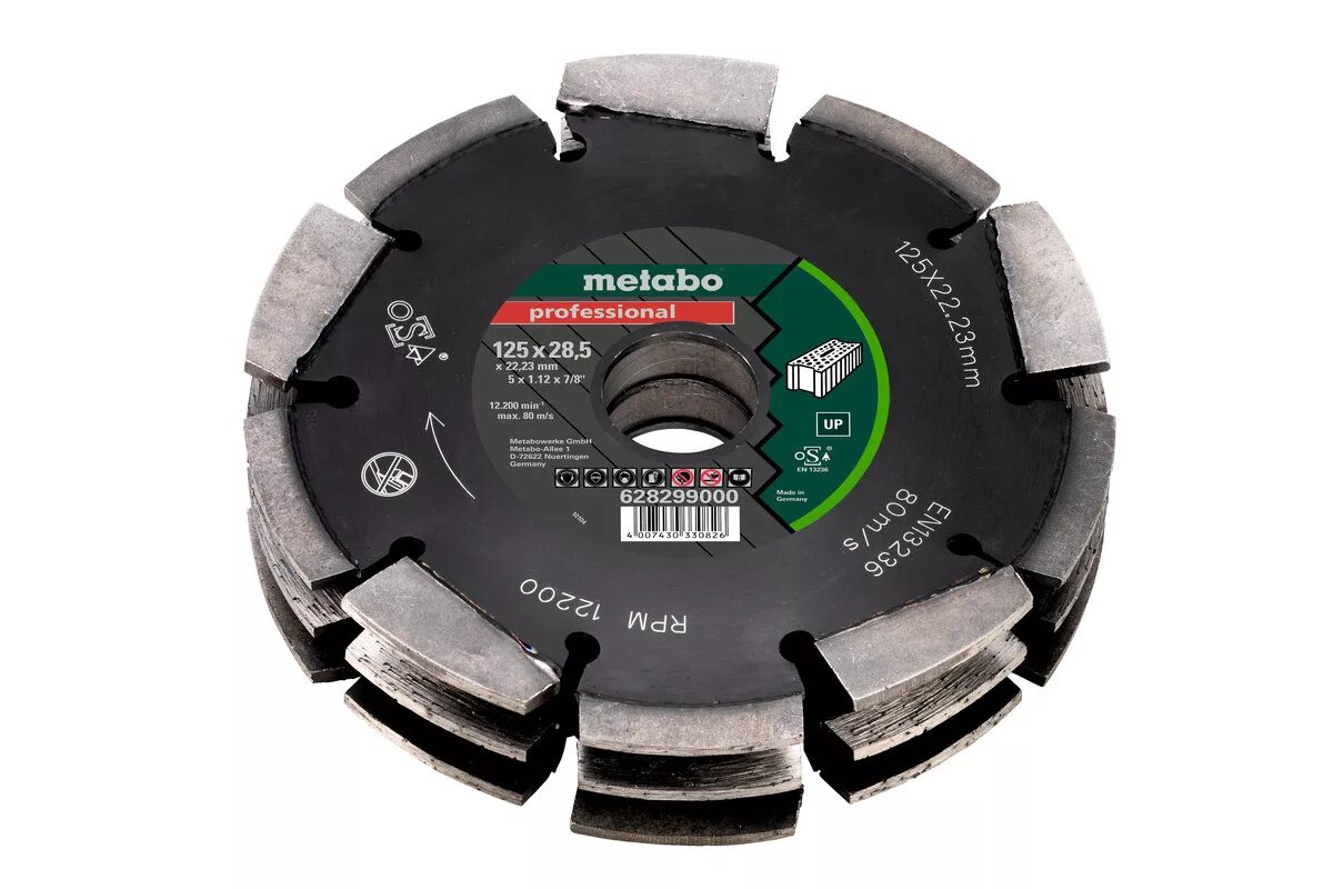 Диск алмазный Metabo 125x28,5x22.23 мм up, универсальный для MFE 40 628299000. Алмазный диск professional Diamond 125 мм. Диск по бетону Metabo 125. Диск отрезной 125x1x22.23 Metabo Flexiarapid super 616189000. 0 125 x 1 0