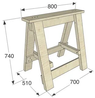 Как сделать козла для ремонта своими руками размеры чертежи