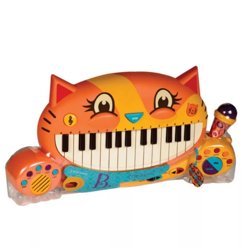 Пианино кот Battat. Battat 68612. Мини-пианино b.Battat. Battat игрушки пианино с котом. Кота музыкальные инструменты