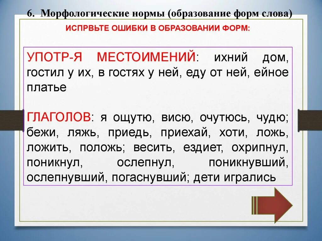 Найдите ошибки в образовании форм глаголов. Морфологические нормы образование форм слова ЕГЭ. Морфологические нормы ошибки. Морфологические нормы глаголов. 7. Морфологические нормы (образование форм слова).