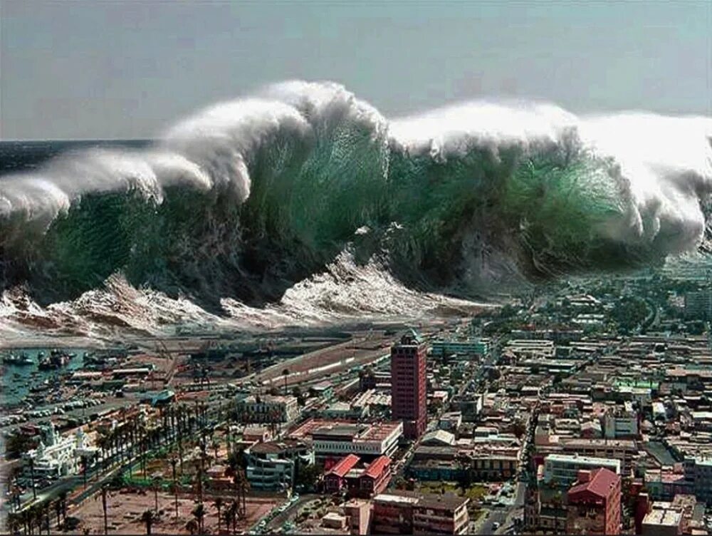 Большой катаклизм. Волна 40 метров ЦУНАМИ Япония. ЦУНАМИ В Японии в 2011. Город сен Пьер ЦУНАМИ. Тихий океан Торнадо ЦУНАМИ.
