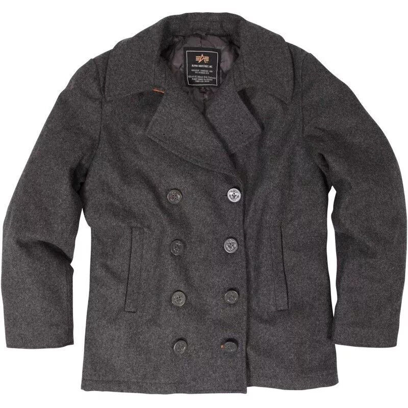 Бушлат мужской москва. Бушлат surplus us pea coat. пальто бушлат alpha industries. alpha industries бушлат navy. alpha industries peacoat.