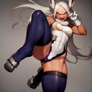 Mirko (My Hero Academia) - V thick thighs Stable Diffusion LoRA Civitai.