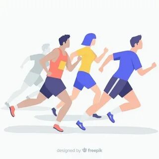 Бег иллюстрация