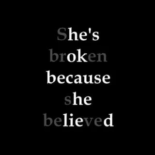 Because she home