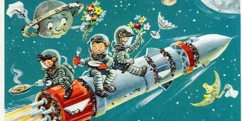 С днем рождения подруге в день космонавтики