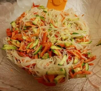 Блюда с фунчозой с фото