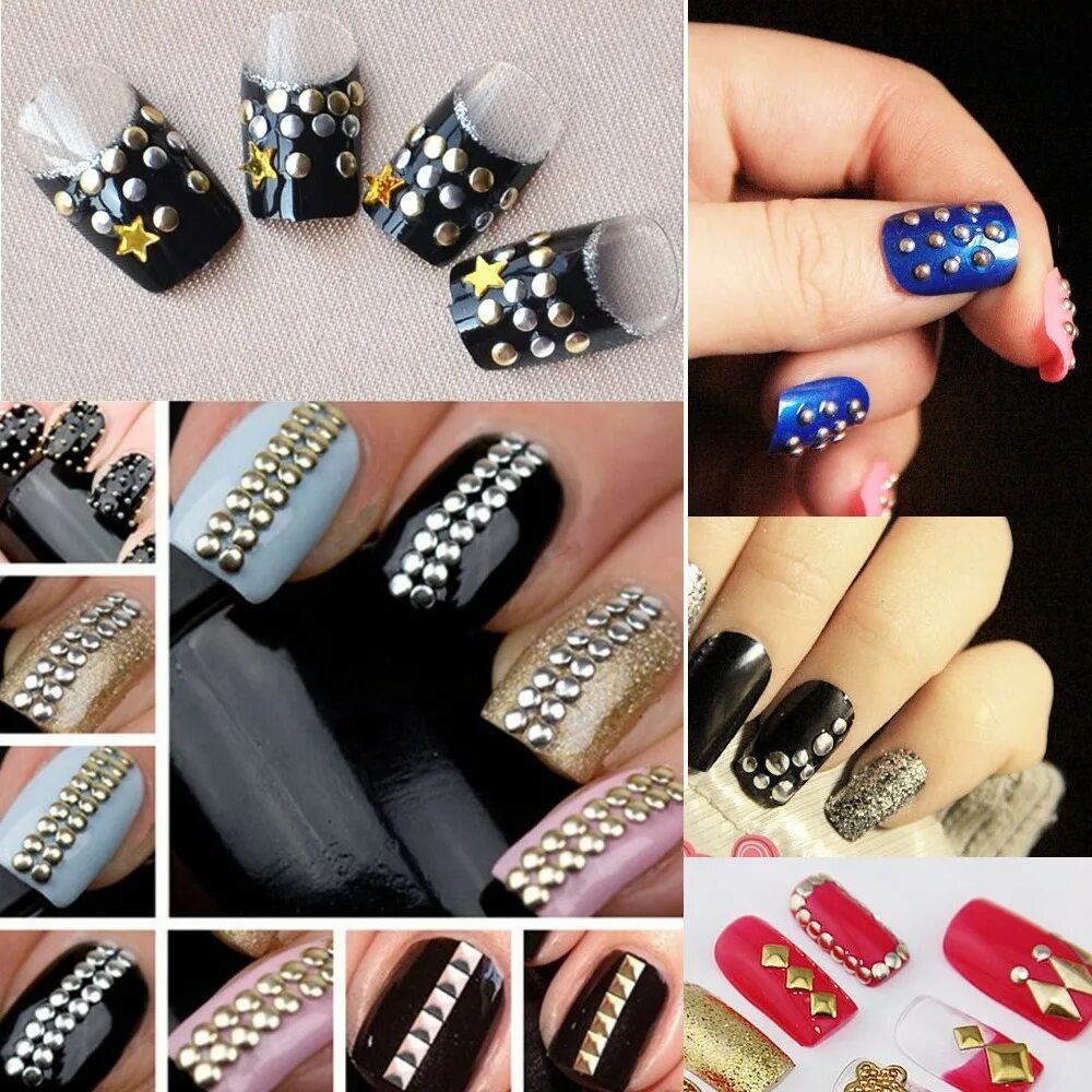 Как клеить фигурки на ногти. Металлический декор для ногтей. Дизайн ногтей с фигурками. Как клеить фигурки на ногти. Трафареты для наклеек маникюра.