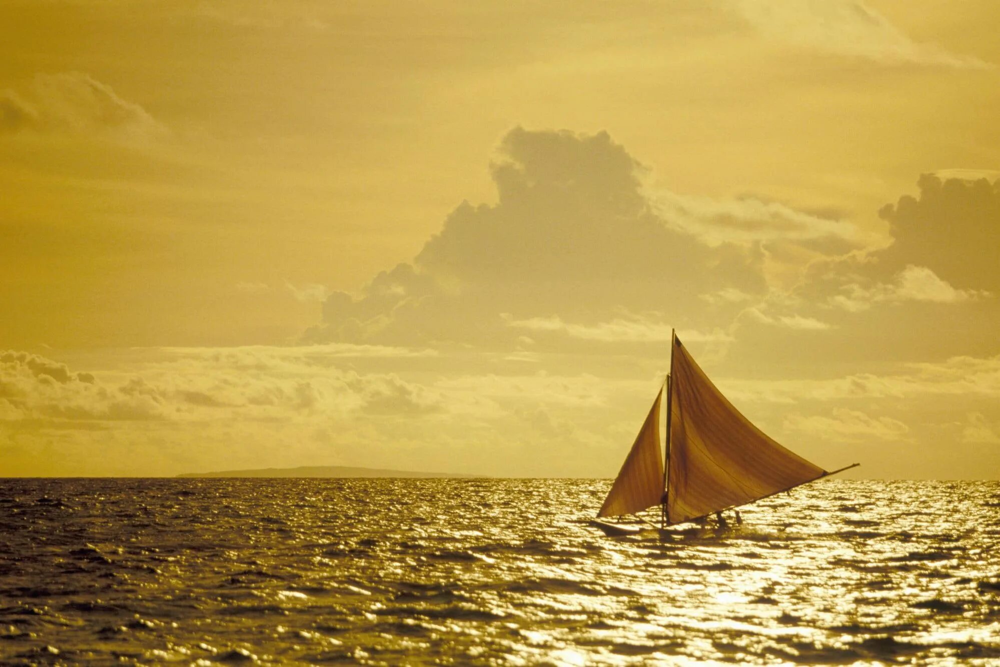 Gold sail
