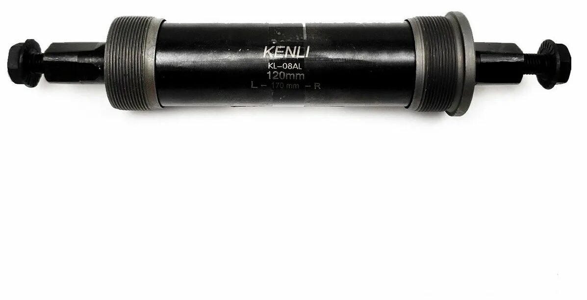 Kenli KL-08a, картриджная. Каретка-картридж KL-08al 120/170 мм стальные чашки Kenli 30242170. Катридж "MTB" черный 73/118мм Kenli 3024207. Стойка Kenli. Картридж 170