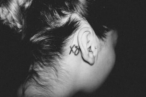 Urban, punk, tattoo Tattoos, Behind ear tattoos, Xo tattoo