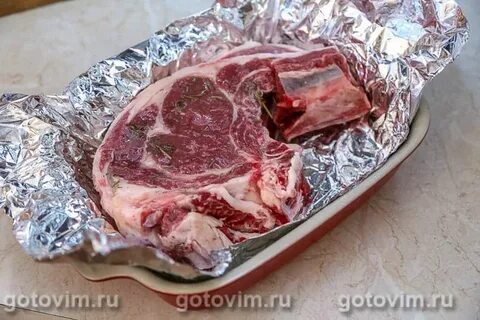 Рецепт мяса в духовке в фольге говядина